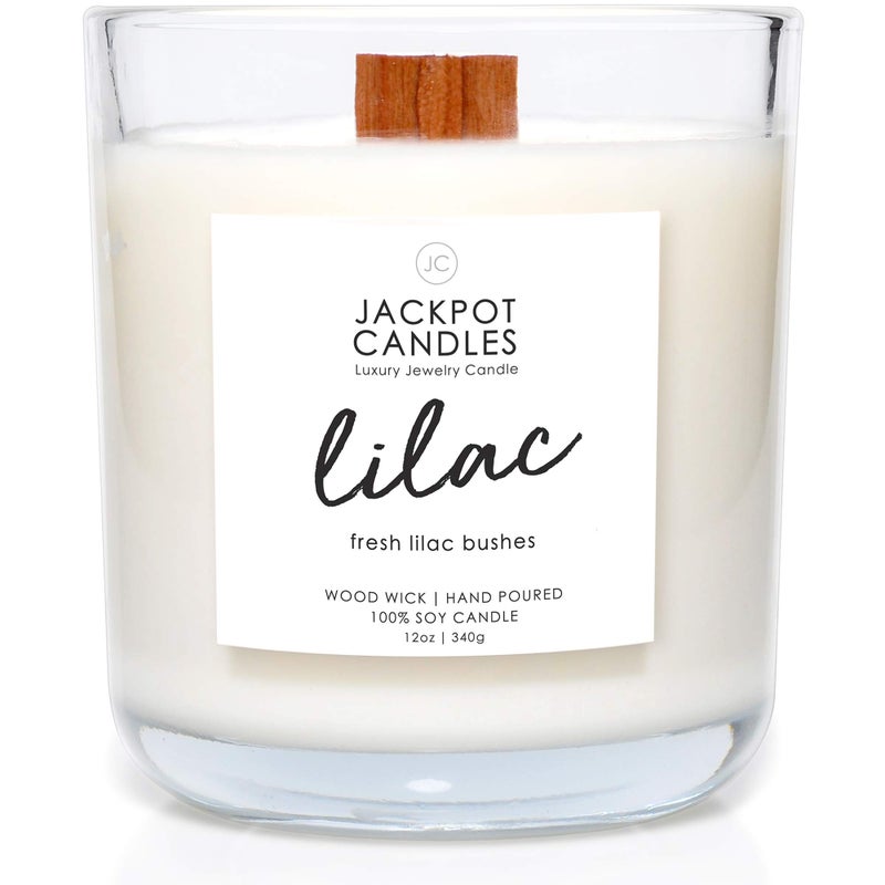 Jackpot Candles Lilac Candle with Ring Inside (Surprise Jewelry Valued at $15 to $5,000) Ring Size 7 - Image 2